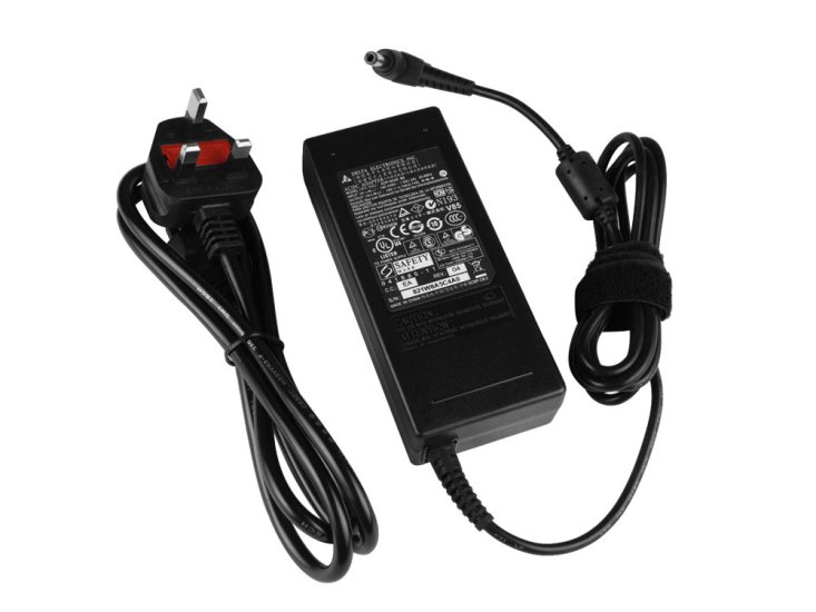 Original 90W Clevo 51-D4002-040 Adapter Charger + Free Cord - Click Image to Close