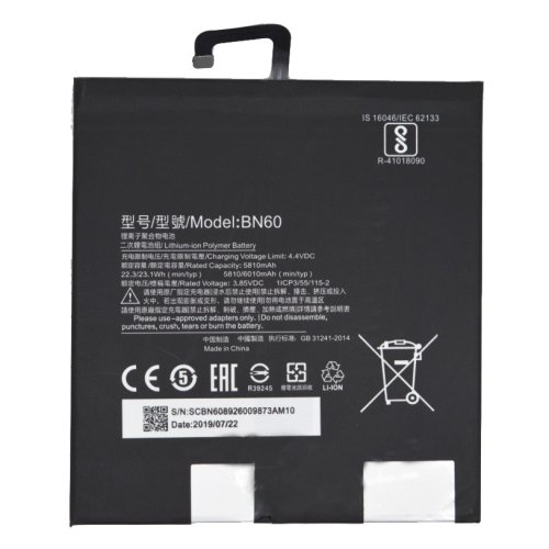 Original 5810mAh 23.1Wh 2 Cell Xiaomi Pad 4 and Pad 4 WiFi Battery