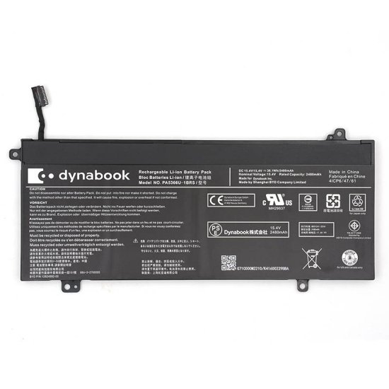 Original 2480mAh 38.1Wh Toshiba Dynabook Satellite Pro L50-G-11G Battery - Click Image to Close