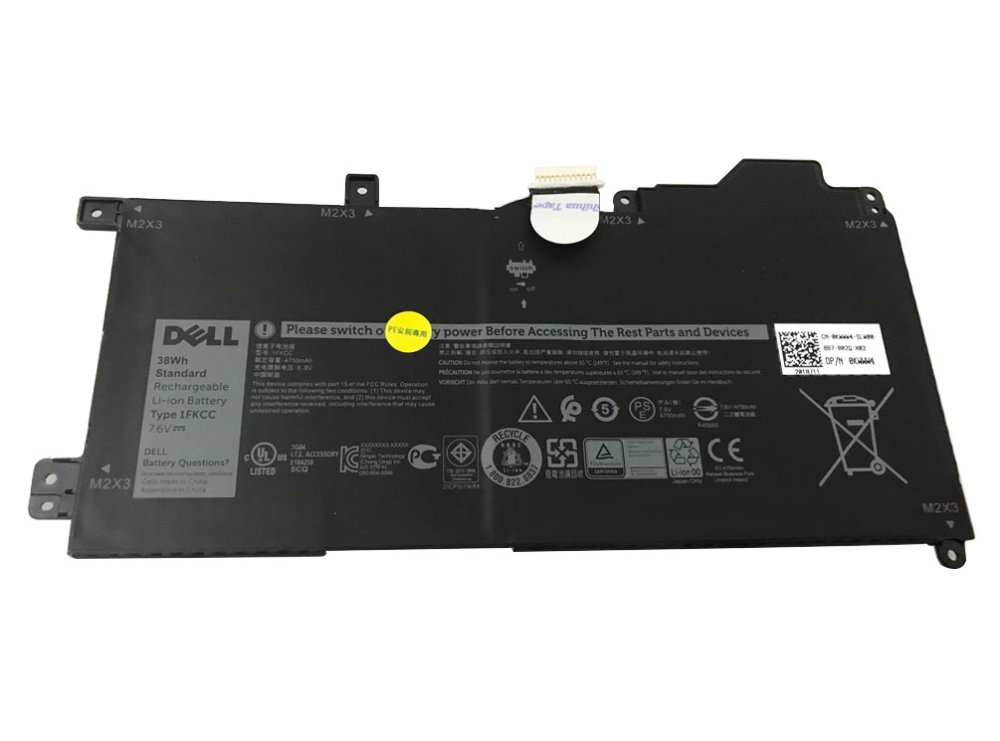 4750mAh 38Wh 2 Cell Dell 1FKCC