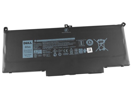 Original 7500mAh 60Wh 4-Cell Battery Dell Latitude 7480 P73G001