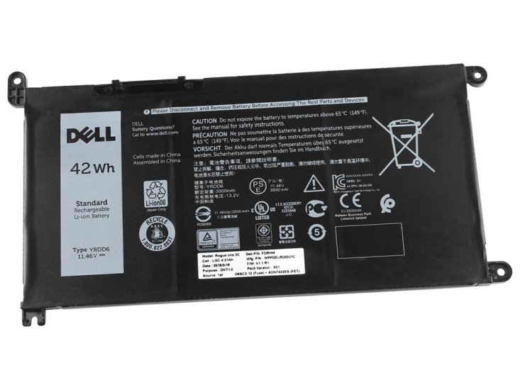 3500mAh 42Wh 3-Cell Dell inspiron 5491 P93G P93G001 Battery - Click Image to Close