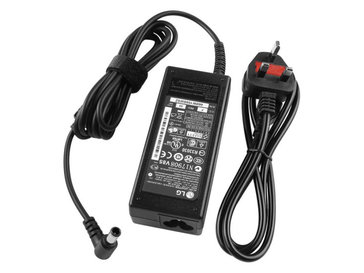 Original 65W Adapter Charger LG 21:9 UltraWide 34UM65 34UM65-P + Cord - Click Image to Close