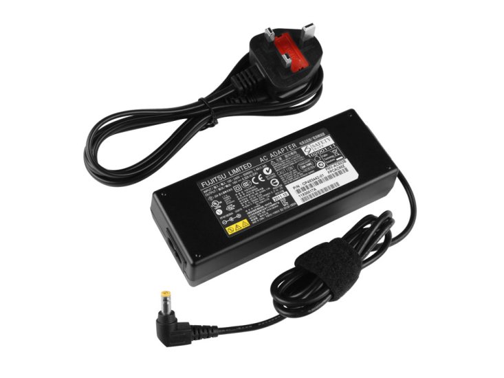 Original 120W Fujitsu 38019877 Adapter Charger + Free Cord - Click Image to Close