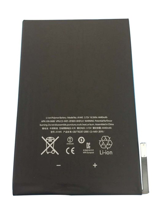 4440mAh 16.5Wh Apple 616-0688 A1432 A1445 Apple ipad mini 1st gen Battery