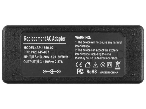 45W Adapter Charger Medion Akoya S4219 MD 60078 + Cord