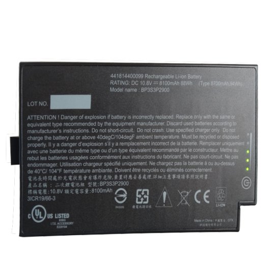 8100mAh 88Wh 9-Cell Getac B300 B300X v200 Battery - Click Image to Close