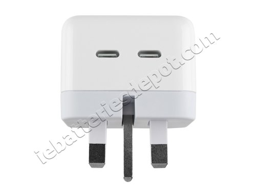 35W Dual USB-C Apple Watch Series 1 Adapter Charger
