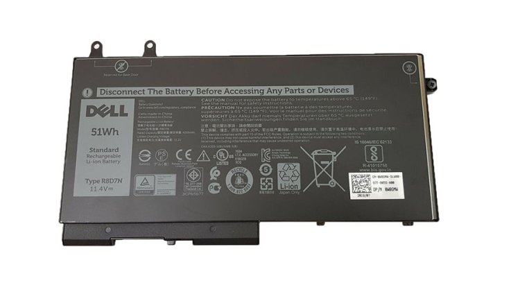 4255mAh 51Wh 2 Cell Dell Latitude 5400 P98G P98G001 Battery - Click Image to Close