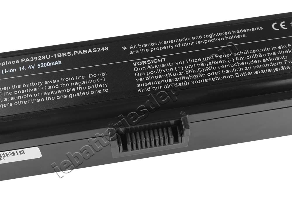 Battery Toshiba Pa3928u-1brs 47Whr 8 Cell