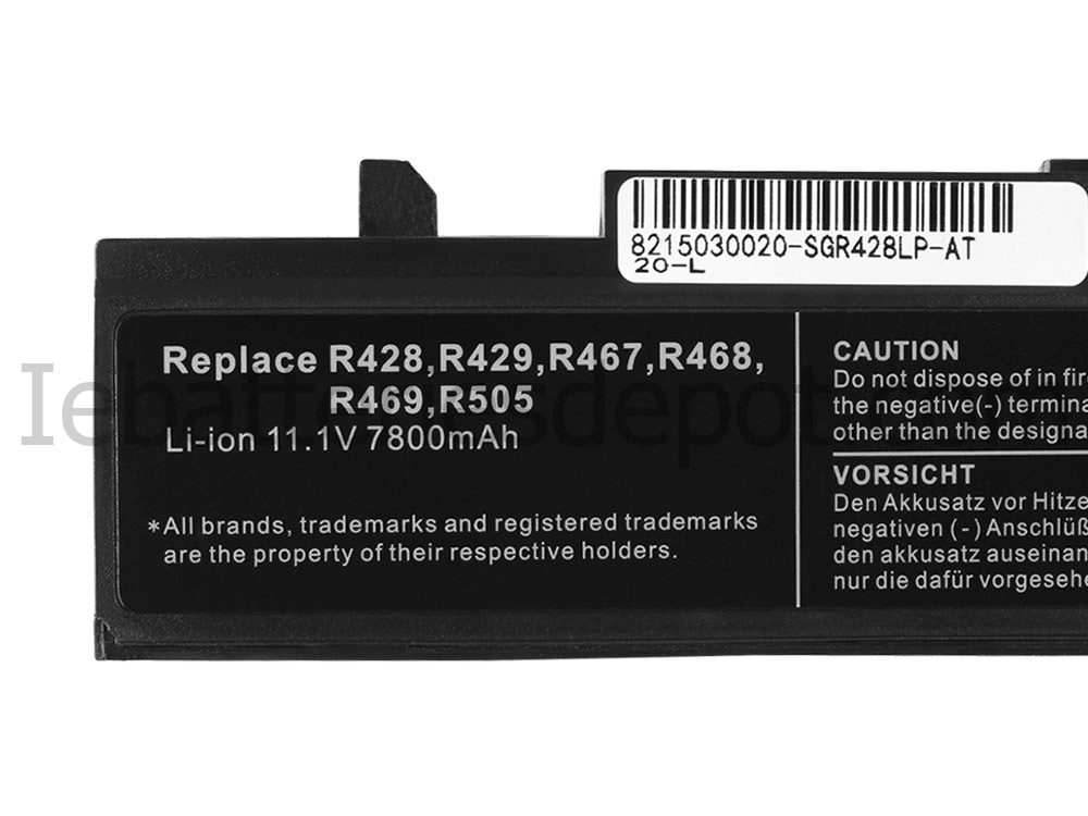 9 Cell Laptop Battery Samsung 300E4X-U06 NP305E7A-A01US NP355V4X-S05TH