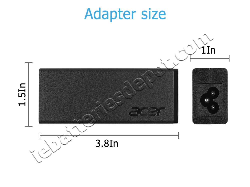 Original 45W Adapter Packard Bell EasyNote LG71BM-1141NL8.1 + Cord