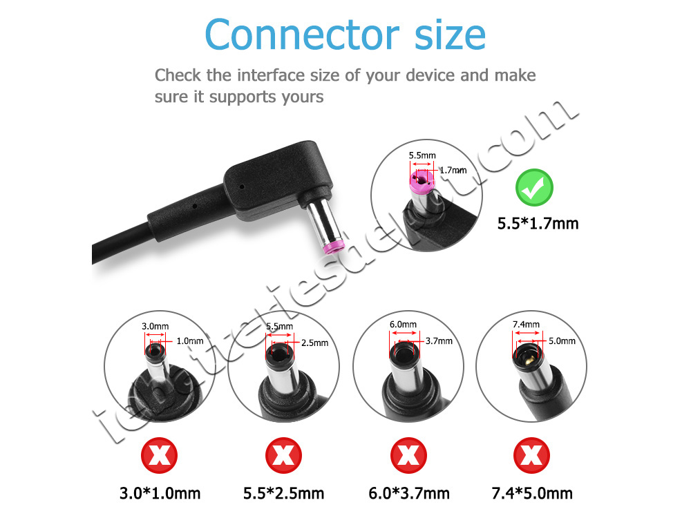 Original 135W Acer ADP-135NB B Power Adapter + Free Cable