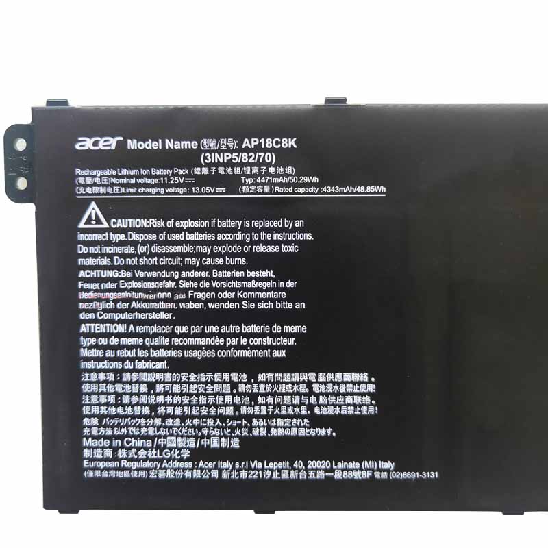 4471mAh 50.29Wh Acer Aspire 5 A514-54 A514-54G A515-56 Battery