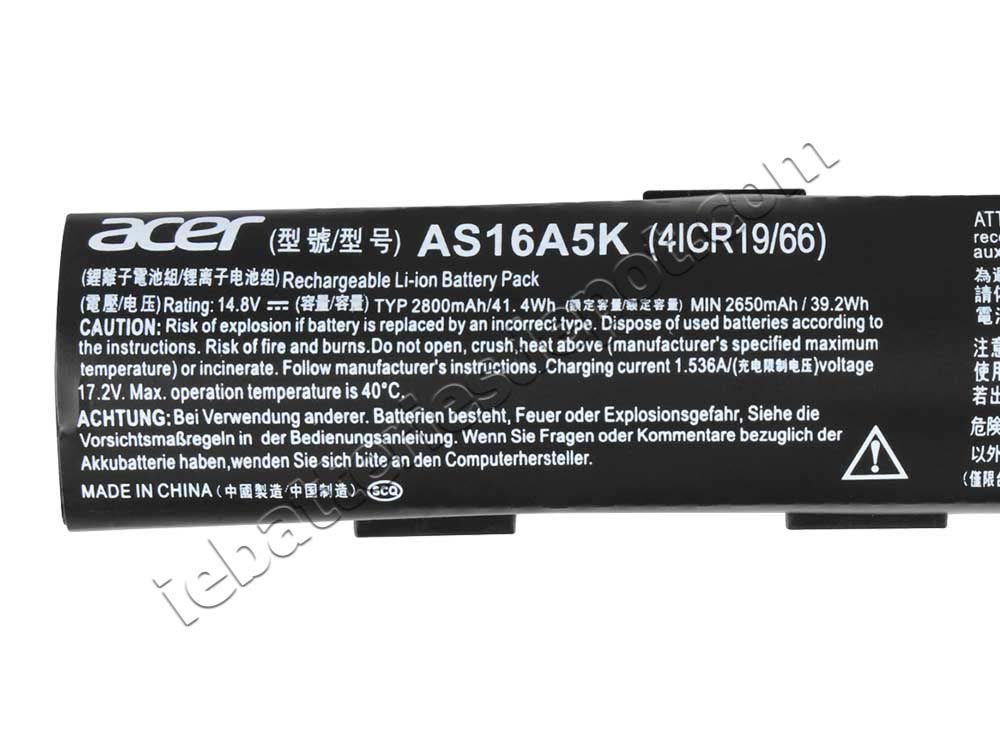 2800mAh 41.4Wh 4-Cell Asus Aspire E5-475G-57ZL Battery