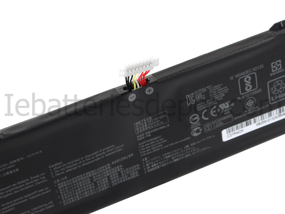 36Wh 4780mAh 2-Cell Asus E402BA Battery