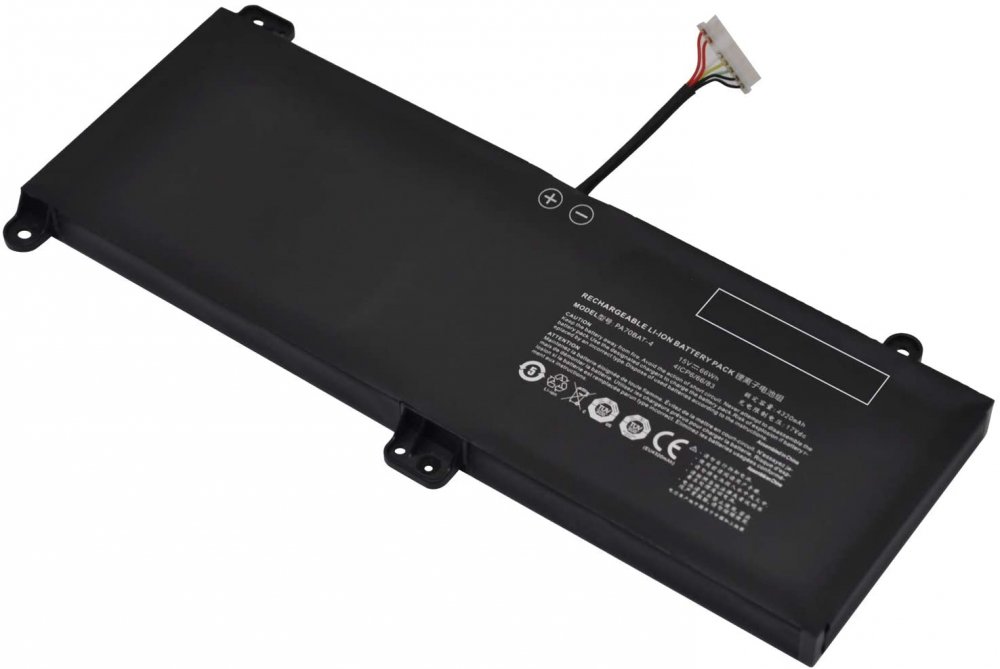 Original 4320mAh 66Wh 4-Cell Battery Clevo PA70HP6-G