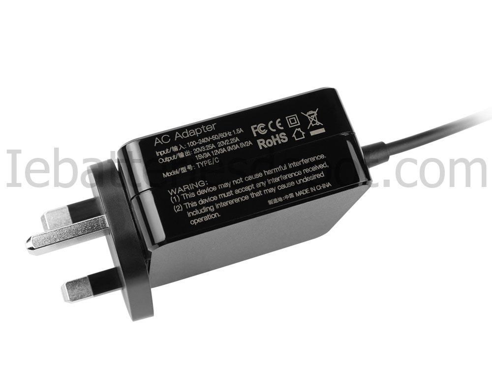 65W USB-C Power Adapter Charger Dell Latitude 15 5590