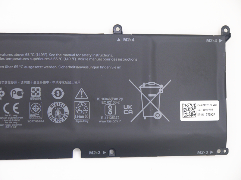 7167mAh 86Wh 6 Cell Dell XPS 15 9500 P91F001