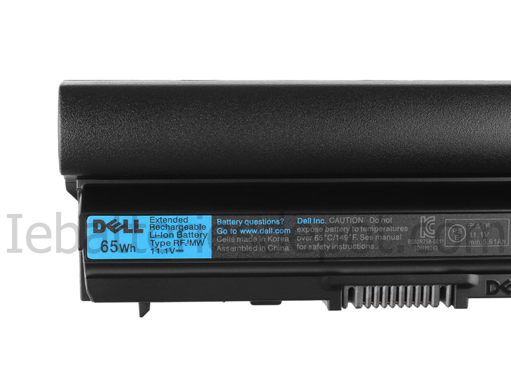 65Whr 6-Cell Battery Dell 312-1241