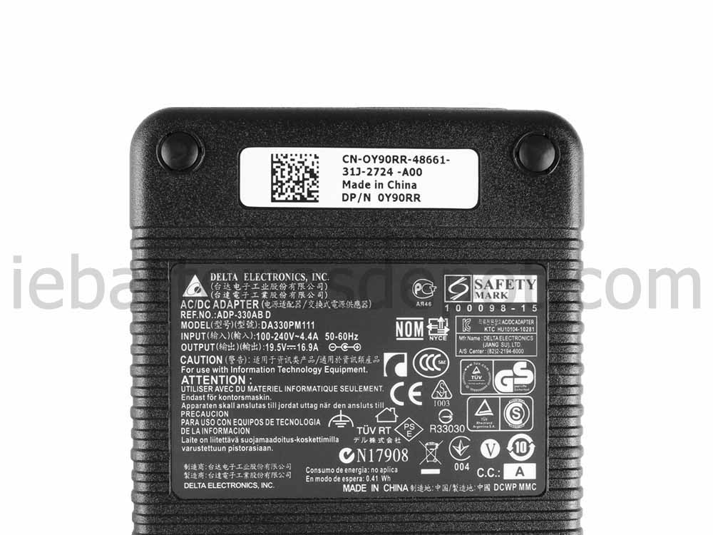 Original 330W Acer Predator Helios 500 PH517-61-R1DQ Power Adapter