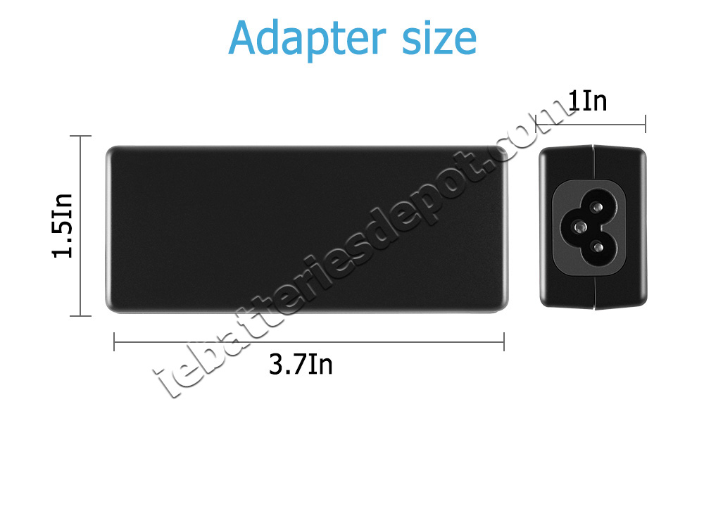 Original 45W Adapter Charger HP Pavilion 11-h003sa x2 PC + Cord