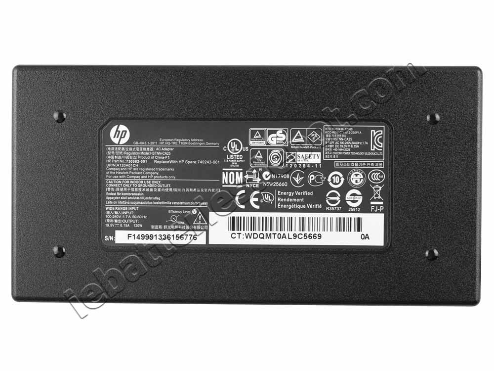 120W Slim HP Pavilion 24-xa0000nk 24-xa0055d All-in-One Power Adapter