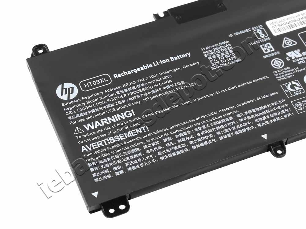 Original 3470mAh 41.9Wh 3-Cell HP L11119-855 Battery