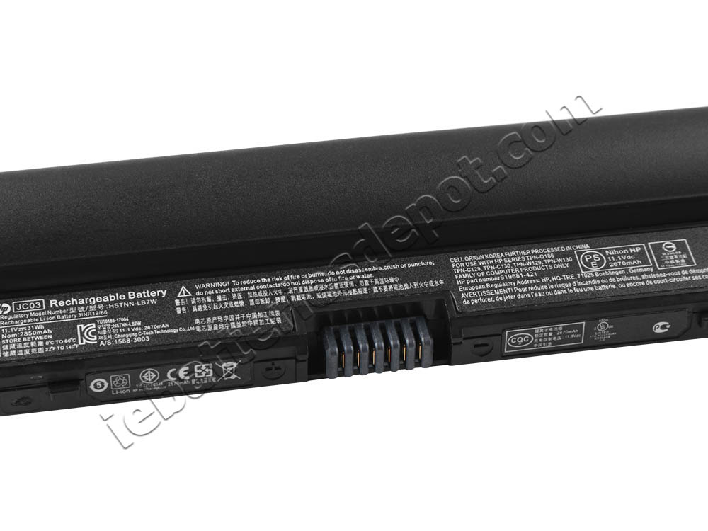 2850mAh 31Wh 3-Cell Battery HP 14-bs101no 14-bs108tu 14-bs124tx