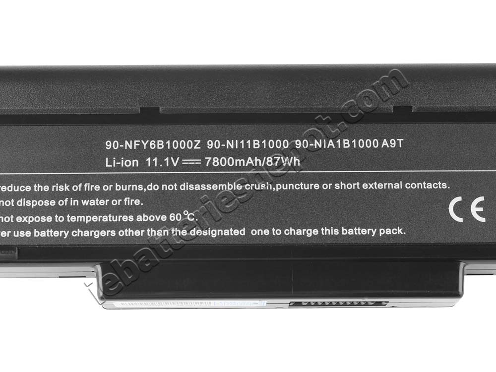 7200mAh 9-Cell LG E500-J.APF1E1 E500-J.APF2E1 E500-J.APF4E1 Battery