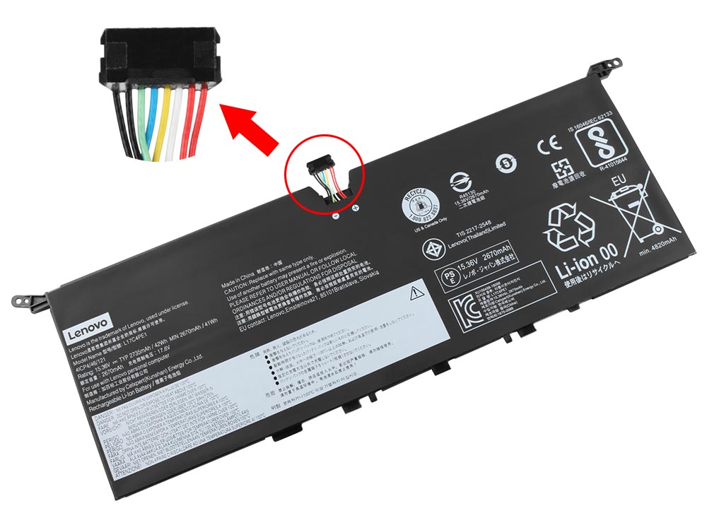 2735mAh 42Wh 4 Cell Battery Lenovo YOGA S730-13IWL