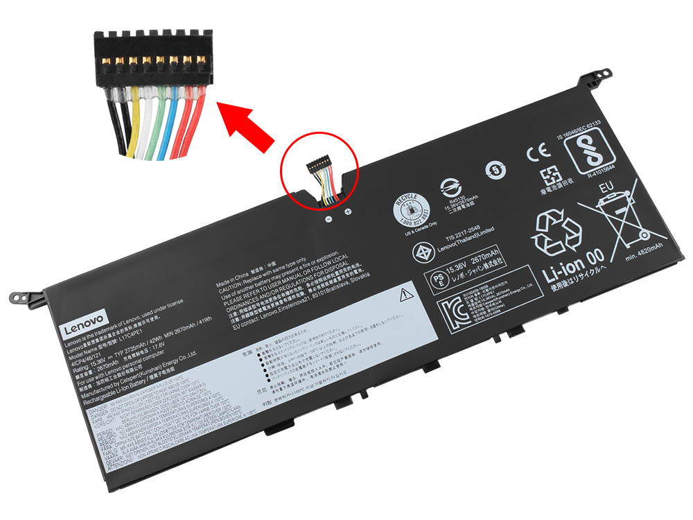 2735mAh 42Wh 4 Cell Lenovo Yoga S730-13IWL 81J00029GE Battery