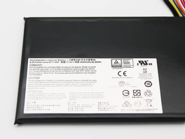 4640mAh 52Wh 6 Cell Laptop Battery MSI GS60 2QE Ghost Pro Gold Edition