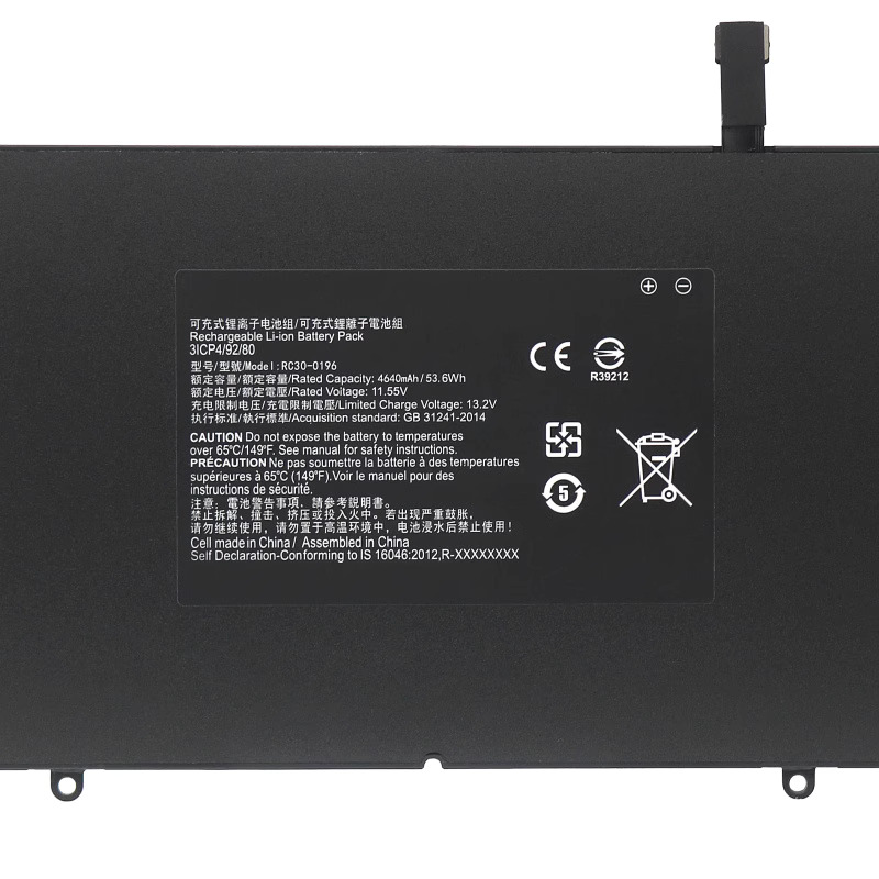 4640mAh 53.6Wh 6-Cell Battery Razer Blade Stealth RZ09-01962E12