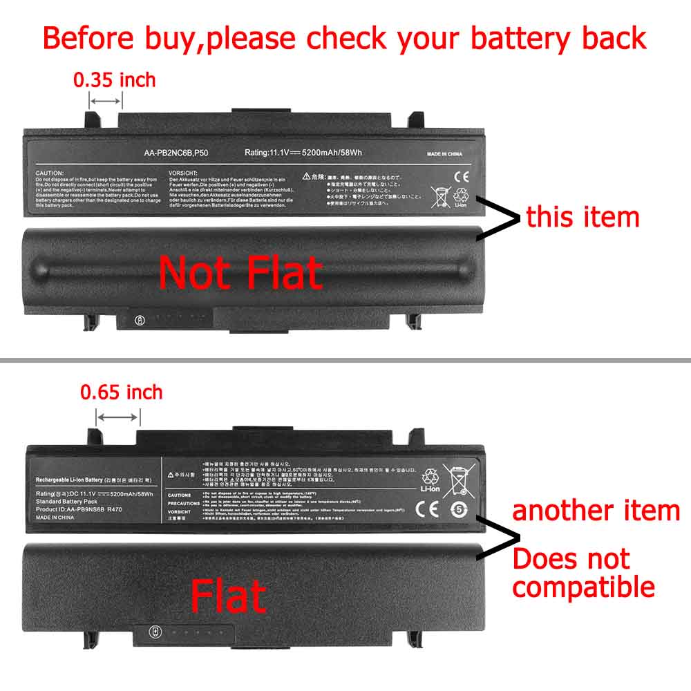 Original 5200mAh 58Wh Samsung 300E4Z 305V3A 300E7Z 305V5Z 305E5Z 305V7A Battery