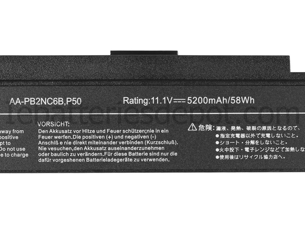 Original 5200mAh 58Wh Samsung NP-R530-JA02FR NP-R530-JA03FR NT-R420 Battery