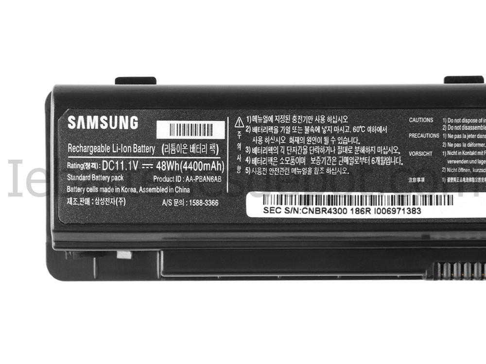 Original 4400mAh 48Wh 6 Cell Laptop Battery Samsung 200B4B Series