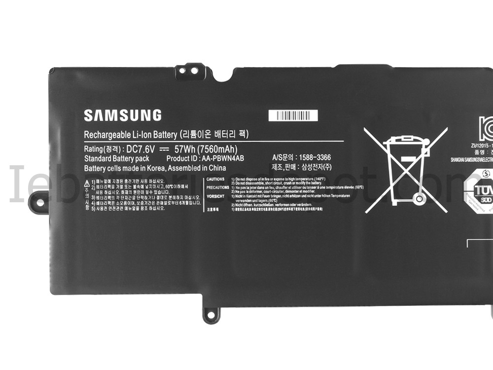 Original 7560mAh 57Wh Battery Samsung ATIV Book 7 730U3E NP730U3E 13.3