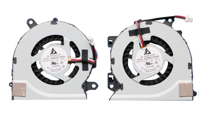 Original CPU Cooling Fan (Left & Right Fan）Samsung NP700Z4B 700Z4B - Click Image to Close