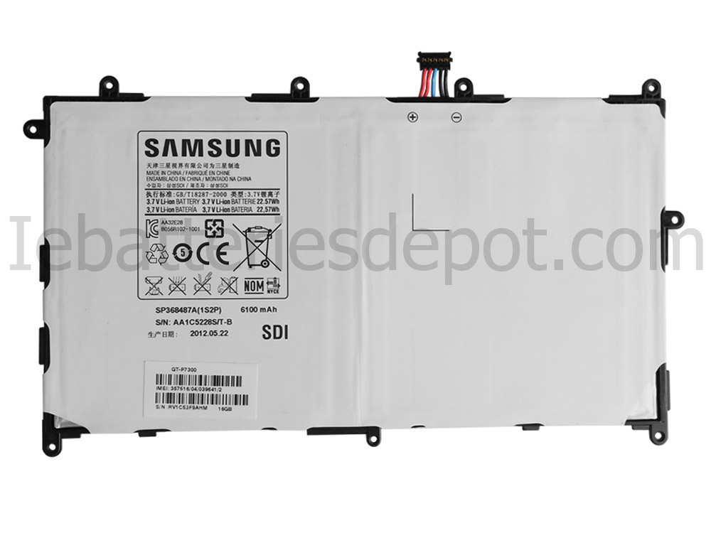 Original 6100mAh Laptop Battery Samsung P7300 GT-P7300