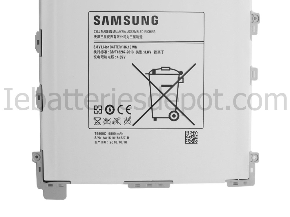 9500mAh Battery Samsung Galaxy Note Pro 12.2 32GB 64GB (Wi-Fi)