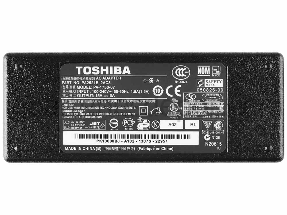 Adapter Charger Toshiba Qosmio F15-AV201-R F15-AV205 + Cord 90W