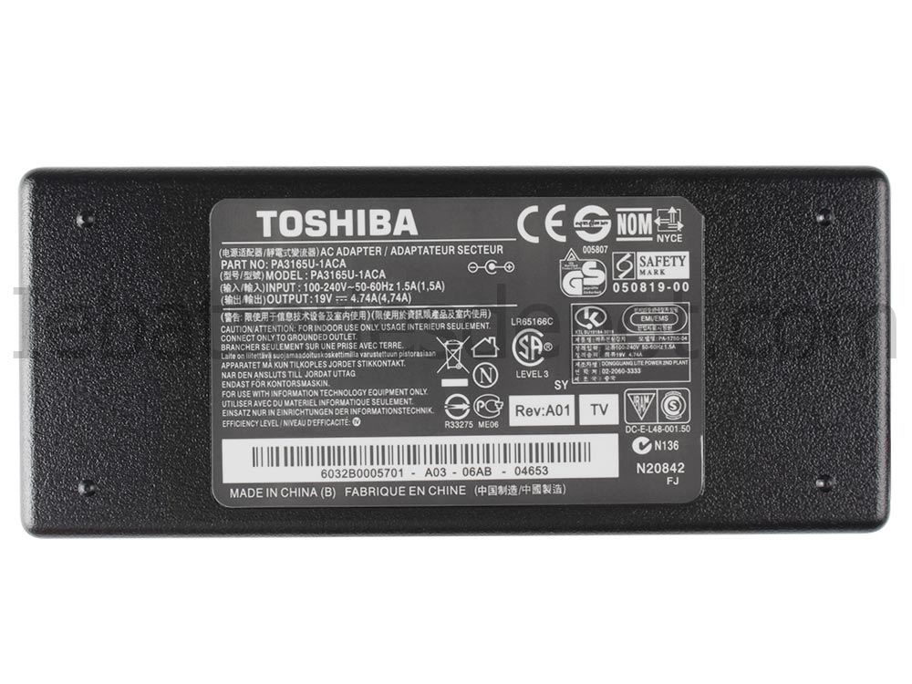 90W Adapter Toshiba Portege R930-X0110