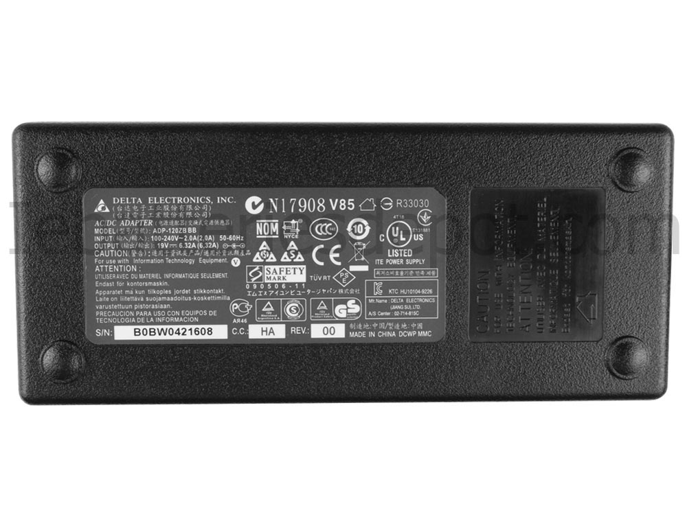 120W Toshiba Satellite C50-B I0010 C50-B I0011 Power Adapter