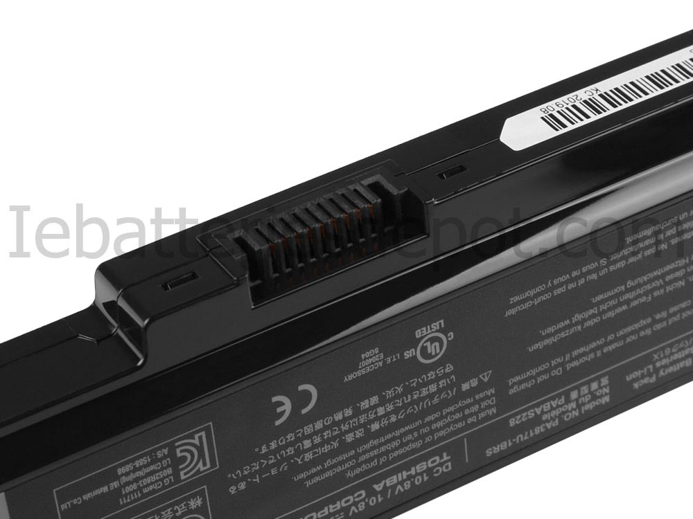 6 Cell 4200mAh-4400mAh 48Wh Battery Toshiba Satellite C640-I401A L750-X531B