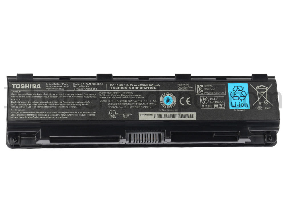 6 Cell 4200mAh Battery Toshiba Satellite C850-P0012 C850-X0011