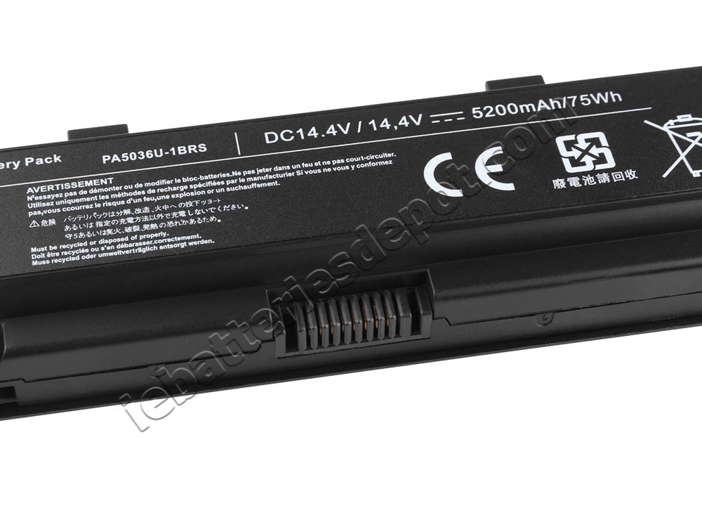 5200mAh 75Wh Laptop Battery Toshiba Qosmio X870-BT2G23 X870-ST3NX1