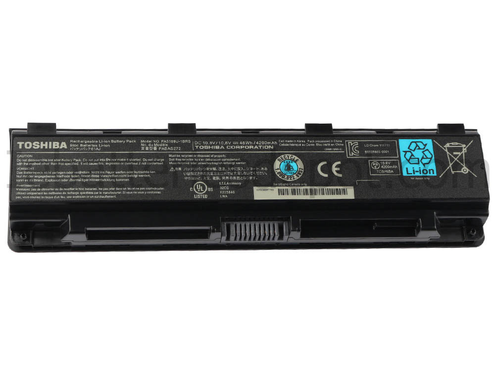 4200mAh 48Wh Battery Toshiba Satellite C50-A X0011 X0012 X3110