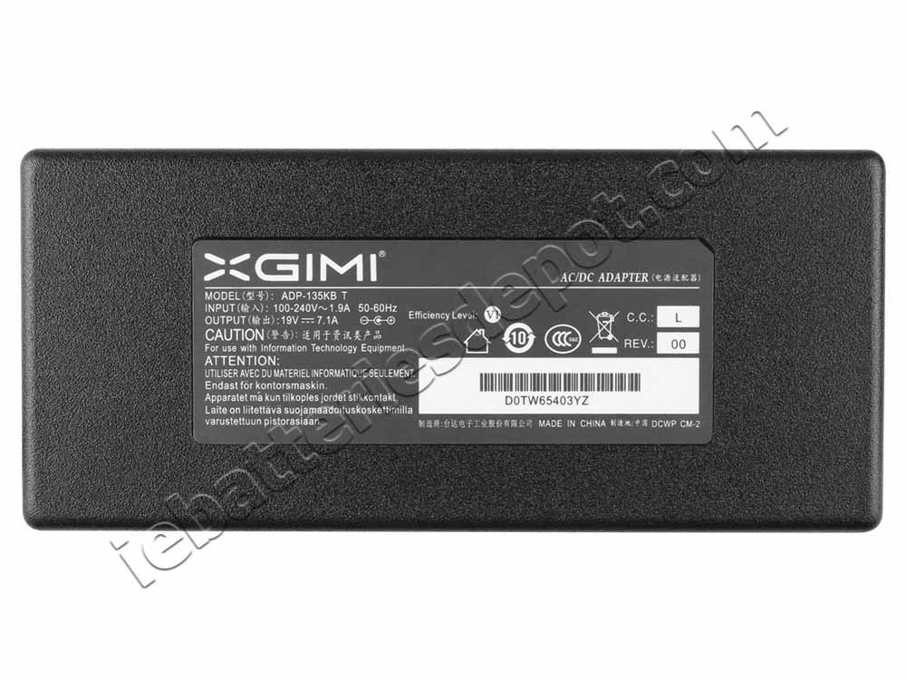 Original 135W XGIMI CPS135190710 AC Adapter Charger + Power Cord