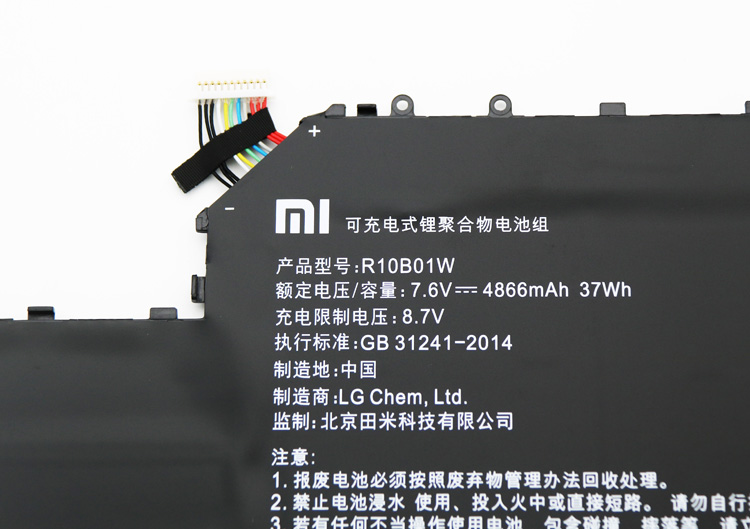 Original 4866mAh 37Wh 4 Cell Xiaomi 161201-AA 161201-01 Battery